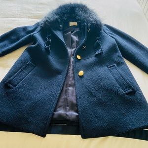 Crewcuts wool coat for girls (size 6-7)